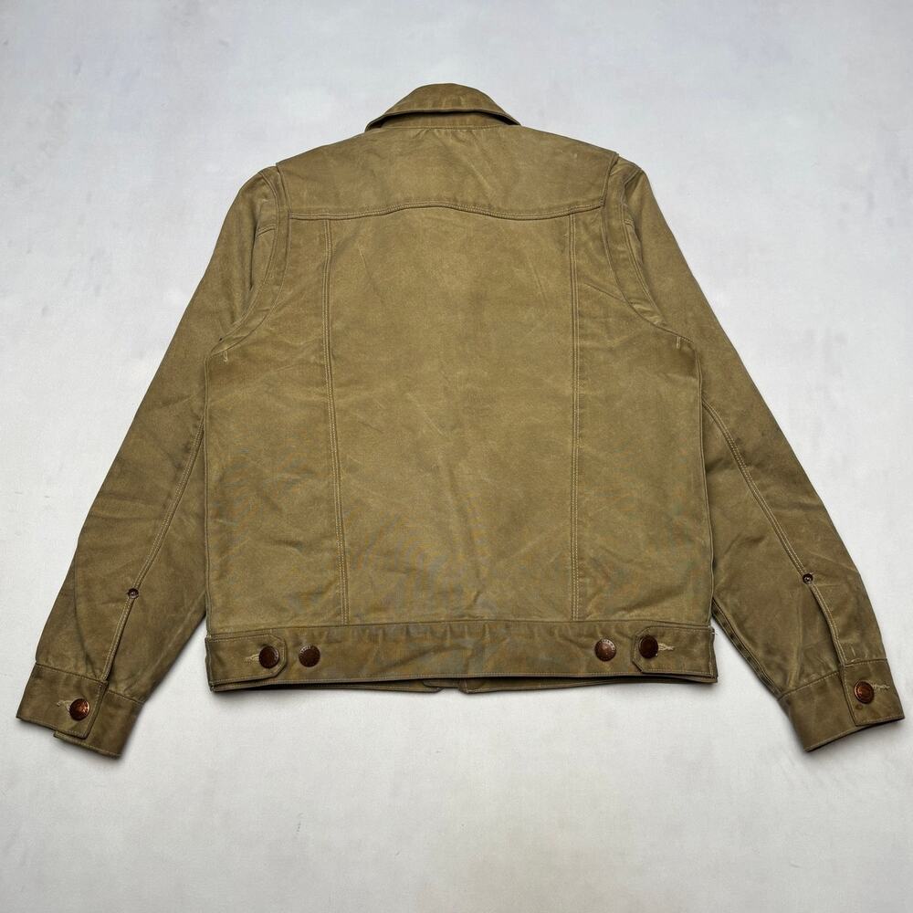 Rare Freenote Cloth RJ-2 Riders Waxed Jacket Aztec Lined Men's Small Workwear - Picture 3 of 14